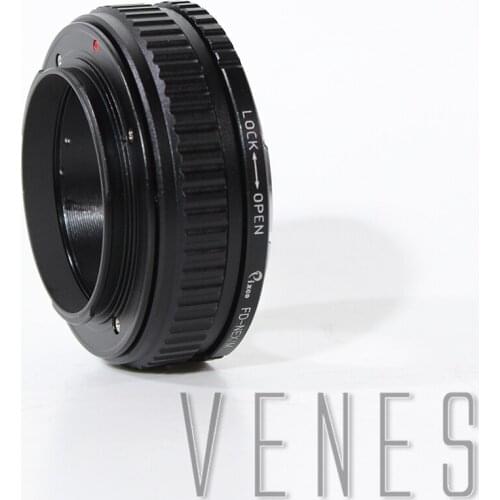 Venes FD-NEX/M, Adjustable Macro to Infinity Lens Adapter Suit For Canon FD Lens to Suit for Sony E Mount NEX Camera