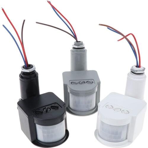 1PCS PIR Motion Sensor Switch 110V~265V LED Infrared PIR Motion Sensor Detector Wall Light Switch Wholesale