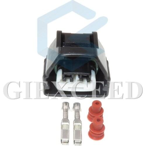 2 Sets 2 Pin 7283-7026-30 Automotive Crankshaft Position Sensor Plug Waterproof Connector Cable Socket For Toyota