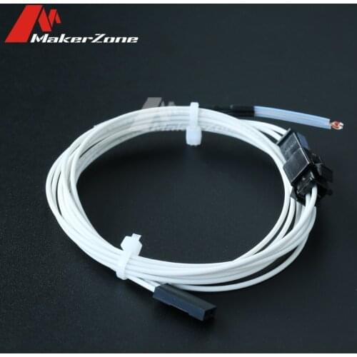 3950 Thermistors Sensors with White 1Meter Line Cable 100K ohm NTC for 3D Printer Print Head Temperature Parts