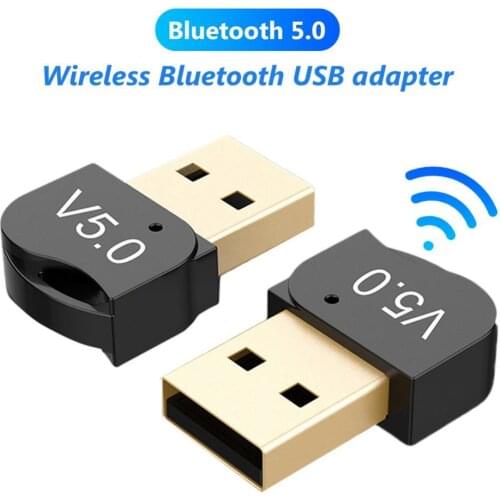 80% Off Mini USB Wireless Bluetooth 5.0 Dongle Audio Adapter Receiver Transmitter for PC