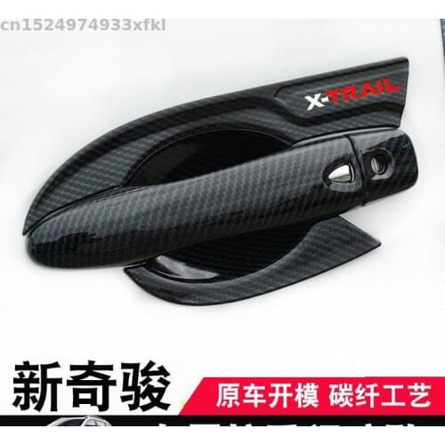 ABS Chrome Car Outer Door Handle Cover Door Bowl Protection Covers Sticker For Nissan X-Trail X Trail T32 2014-2020
