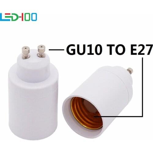 GU10 to E27 LED Light Bulb Adapter Lamp Holder Converter Socket Light Bulb Lamp Holder Adapter Plug Heat-resistant material