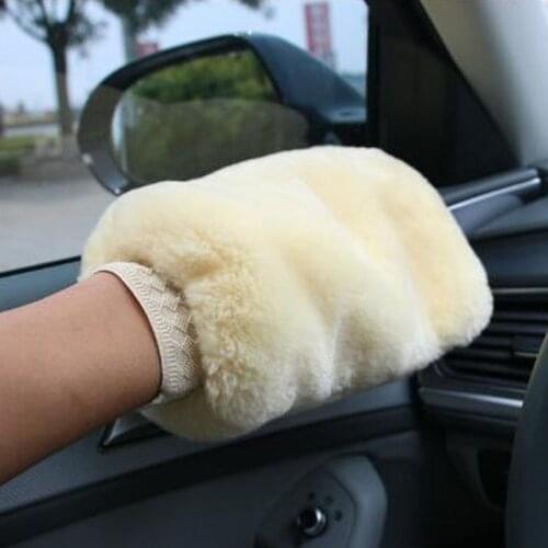 Car double-sided Wool Car Wash Gloves Coral Car Wash Gloves Car Wash Cleaning Supplies Wholesale