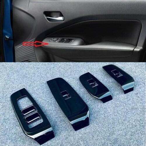 Car Door Armrest Panel Handle Holder Window Lift Switch Button Cover Trim For Nissan Note 2020 2021