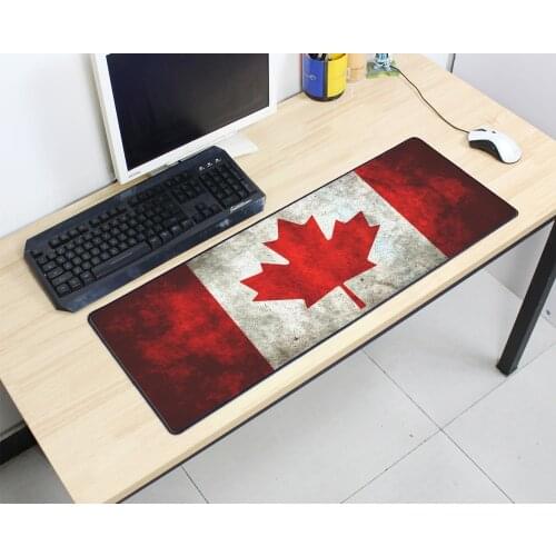 Hot sales Vintage Gaming Mouse Pad Plain Extend UKUSKorea Flag Desk cute Keyboard Mouse Mat Mousepad Gamer for Mass pattern Game