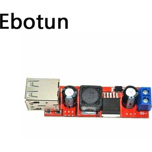 For DC 6V-40V To 5V 3A Double USB Charge DC-DC Step-down Converter Module For Vehicle Charger LM2596 Dual USB