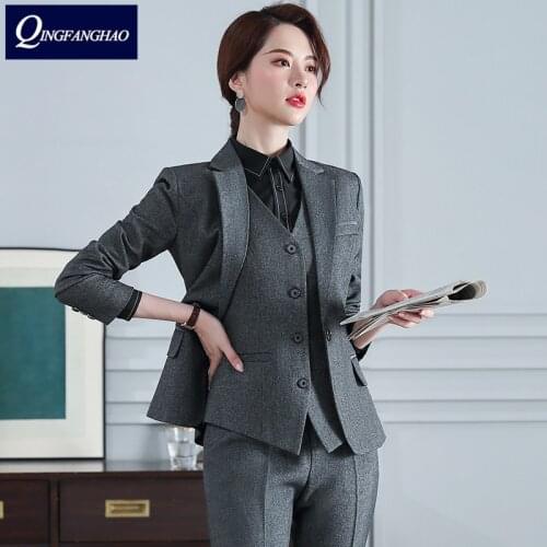 New spring and autumn and winter Free ironing suit female Slim Bank Workwear Casual blazer work in formal wear