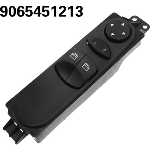 A906 545 1213 For Mercedes Sprinter W906 VW Crafter Master Power Window Switch FRONT LEFT A9065451213 WS532 9065451213/ 2E0 959