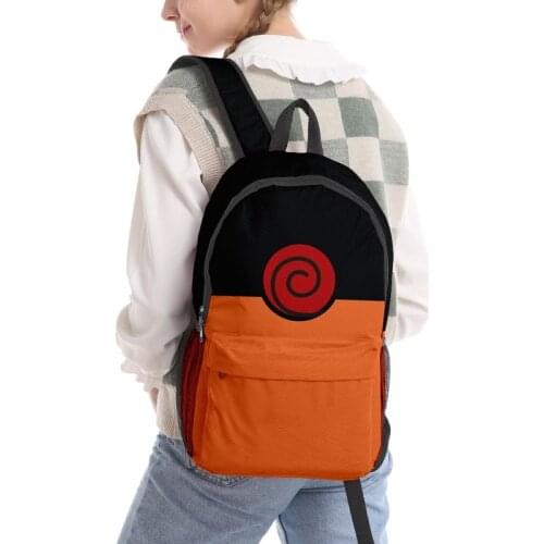 Anime NarutooCosplay Printing Unisex Teenagers Backpack Laptop Travel Schoolbag Rucksack Students School Bag Fashion Daily Gifts
