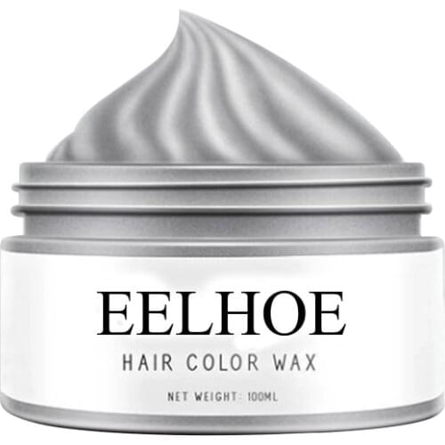 DIY Hair Color Mud Silver Styling Tool Disposable Hair Color Dye Cream For Women And Men Hair Color Wax Dropshipping TSLM1
