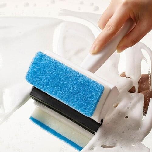 Dual Purpose Cleaner Brushes Bathtubs Tile Tub Shower Kitchen Clean Brush Basin Cabinets Scraping & Washing Cleaning Tools