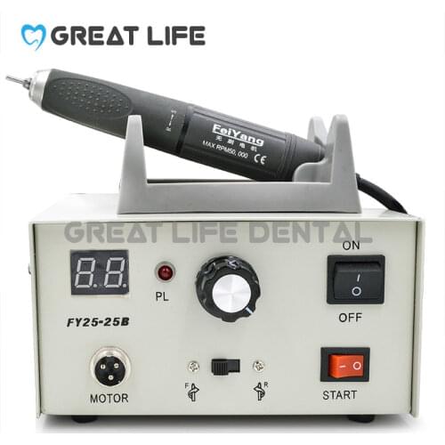 Dental Lab Equipment 50000 Rpm Brushless Dental Lab Micromotor Dental Micromotor Strong with Brushless Handpiece
