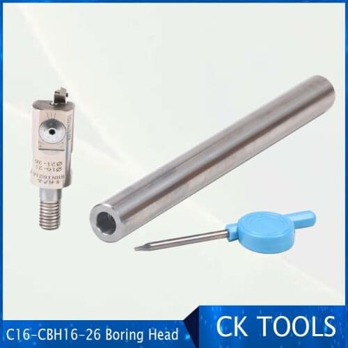 Small bore boring tool small inner hole C16-CBH16.2-19.8 16mm CNC integral fine boring bar RBN16 cnc boring system