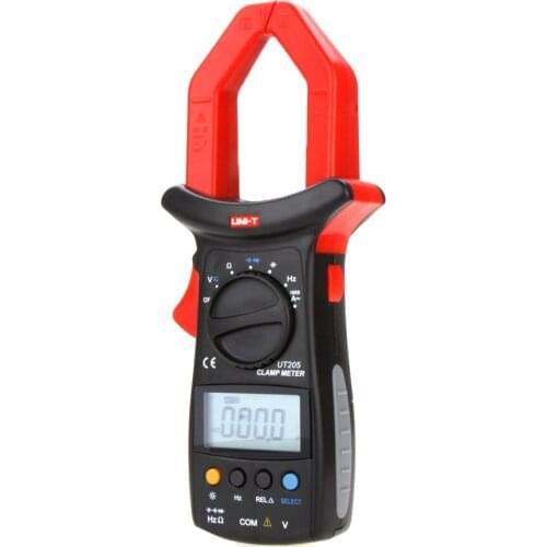 UNI-T UT205 Ture RMS Auto/Manual Range Digital Handheld Clamp Meter Multimeter AC/DC voltage ACA Test Tool