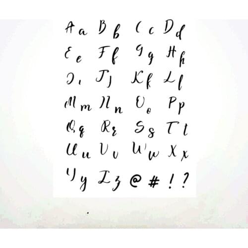 14x18CM Alphabet Transparent Seal Clear Stamps Silicone Seal Roller Stamps DIY Scrapbook Album / Card Christmas Wedding