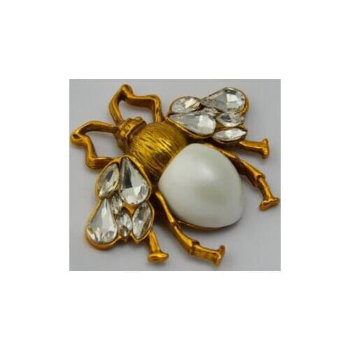 20 pcs /lot luggage hardware accessories diy metal the small bee decorative button adornment bag hardware accessories