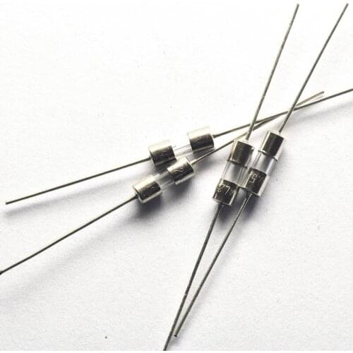 20pcs/lot Glass Tube Fuse Fast Break With pin 3x60mm 0.5A 1A 2A 3A 3.15A 4A 5A 6.3A 8A 10A 12A 15A 250V