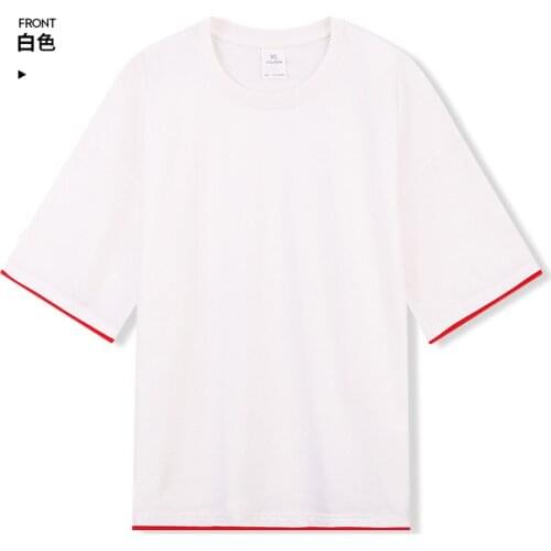 2021 Basic Cotton T Shirt Women Summer New Oversized Solid Tees 6 Color Casual Loose Tshirt Korean O Neck Female Tops