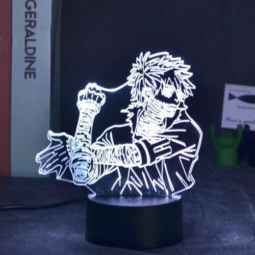 3D Led Lamp Acrylic Night Lights Anime Nightlight Color Changing Kids Room Party Decor APP Control Cool Holiday Birthday Gift Fa