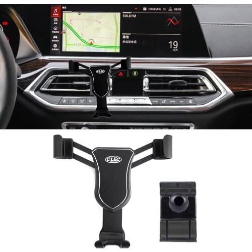 For BMW X5 G05 X6 G06 X7 G07 2019 2020 2021 Car Smart Cell Phone Holder Air Vent Cradle Mount Gravity Stand for Iphone Samsung