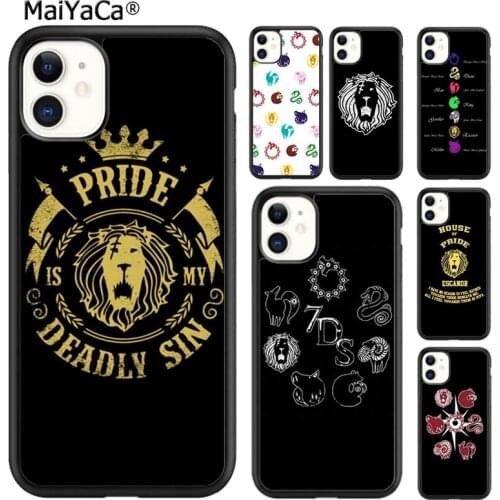 MaiYaCa Escanor Seven Deadly Sins Phone Case For iPhone 5s SE 6 6s 7 8 plus X XR XS 11 12 pro max Samsung Galaxy S8 S9 S10 shell