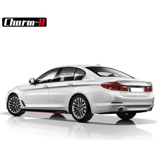 Black Red M Performance Side Skirt Sticker Hood Roof Trunk Stripes Vinyl Decal Stickers for BMW F20 F30 F10 F31 F11 F01 F22 F32