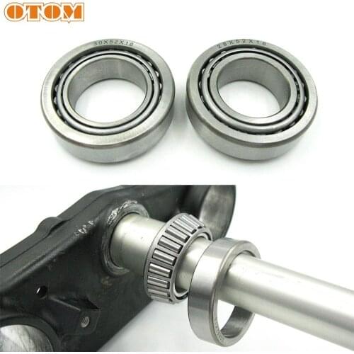 OTOM Motor Front Steering Wheel V Directional Bearing Case Motorcycle Parts Flanged Pulley Ball Bearings For YAMAHA WRF YZ YZF