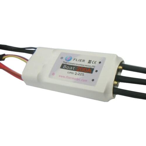 Flier 22S 200A ESC controller motor for rc Boat