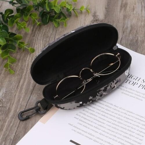 Glasses Box Zipper Portable Camouflage Sunglasses Case Optical Eyewear Accessory New