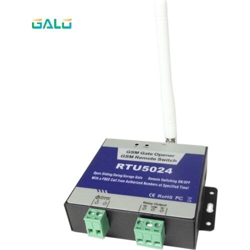 RTU5024 GSM Gate Opener Relay Switch Remote Access Control By Free Call Iphone And Android App Support