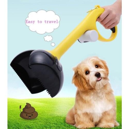 Pet Cleaning Tools Pooper Scooper Long Handle Jaw Poop Scoop Clean Pick Up Animal Waste Dog Puppy Cat Waste Picker