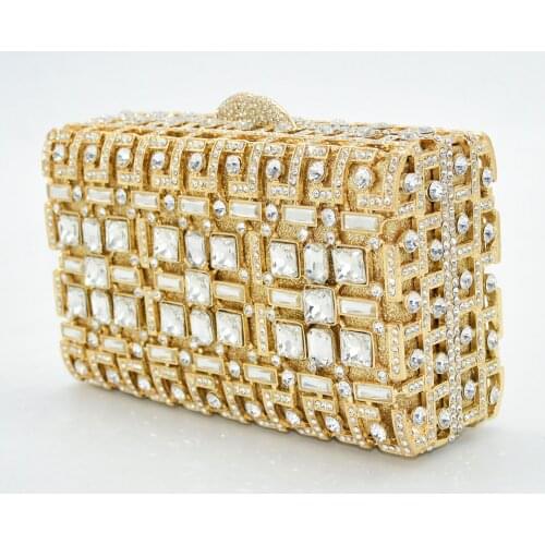 Clutch bag with diamond Ladies Clutch Luxury Elegant Handbag Single Shoulder Ladies Bag Elegant Design