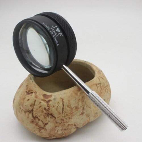 15X 50mm Pocket Handheld Magnifier for Reading Jewelry appraisal Loupa Children Educational Toys Magnifying Glass