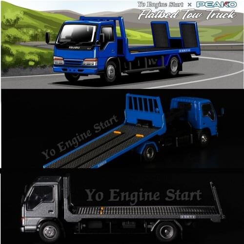 YES 1:64 Isuzu ELF Wrecker Tow Truck Diecast Model Car