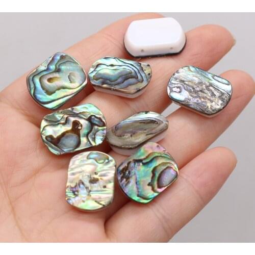 New Arrival Abalone Shell Beads Reiki Heal Rectangle Punch Bead for Trendy Jewelry Making DIY Necklace Bracelet Gift