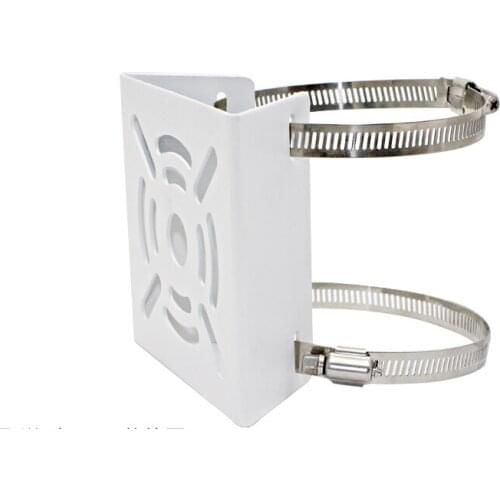 Pillar Street Lamp Telephone Pole Monitoring Hoop Bracket Used For Ball Machine Gun Camera Installation