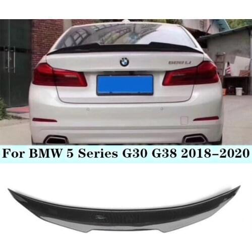 NEW High qualit wide variety of styles Carbon Fiber Rear Trunk Lip Spoiler Wing Fits For BMW 5 Series G30 G38 2018 2019 2020
