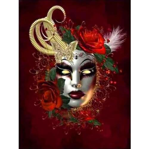 Full Square/Round Drill 5D DIY Diamond Painting "Mask Beauty"3D Diamond Rhinestone Embroidery Cross Stitch Home Decor