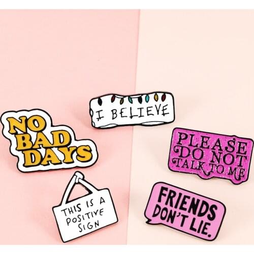 Reliatonny Brooches Letter On Clothes