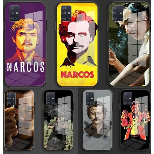 Wagner Moura Narcos pablo escobar Soft Silicone Glass Case For Samsung Galaxy A10 A20 A30 A40 A50 A70 A31 A51 A71 Balck Cover
