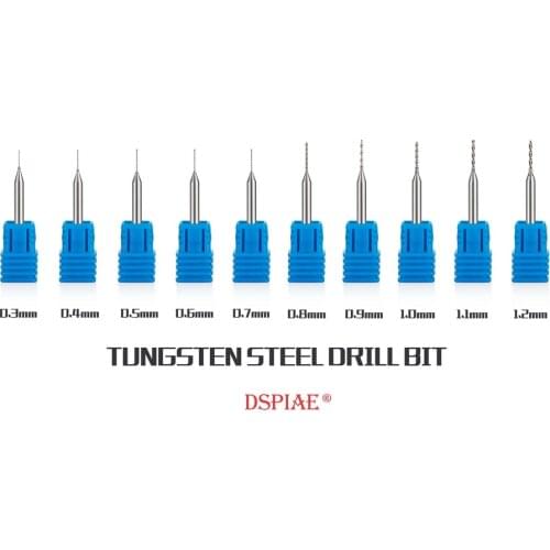DSPIAE DB-01 Tungsten Steel Drill Bit 0.3-1.2mm