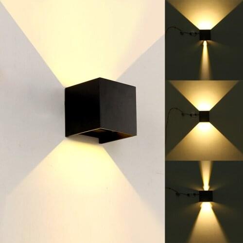 LED Outdoor Wall Sconce Porch Up Down Light Fixtures Waterproof Lamp Exterior Lighting Indoor Modern For Bedroom Garden Home