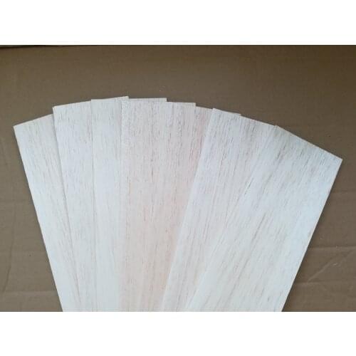 Thickness 1/1.5/2/3/4/5/6mm super quality Aviation model layer board basswood plywood plank DIY wood model materials100*500MM