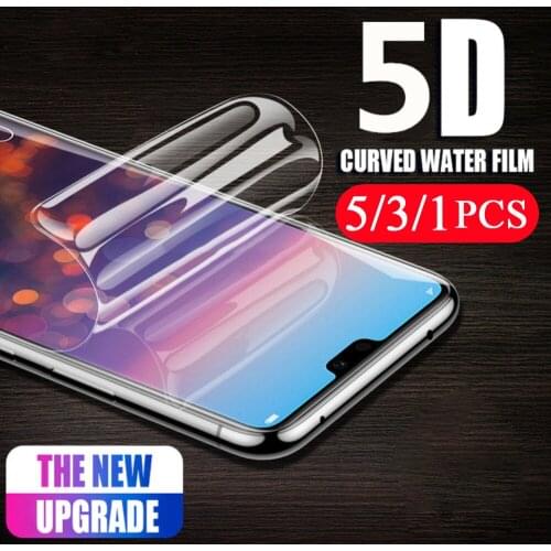 5/3/1Pcs soft protective film for huawei p smart 2021 2020 Z S pro 2019 plus 2018 phone screen protector hydrogel film Not Glass