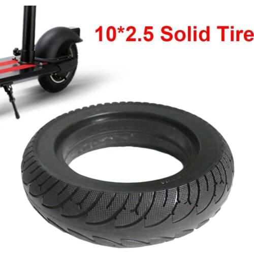 10*2.5 Solid Tire 10 Inch For Electric Scooter Folding E-bike Widened Tyre