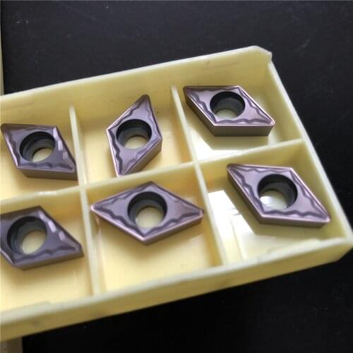 10pcs DCMT11T308-HMP DCMT 32.52-HMP LF6018 high quality DCMT11T308 Cemented carbide inserts for Steel stainless steel cast iron