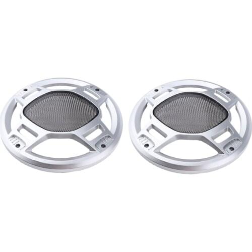 2 Pack 8'' Speaker Decorative Circle SubWoofer Grill Cover Guard Protector Mesh