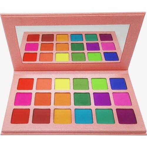 5 Piece Best Summer Rainbow Eyeshadow Palettes Private Label Matte Shimmer Red Eye Shadow Low MOQ Custom Logo Makeup