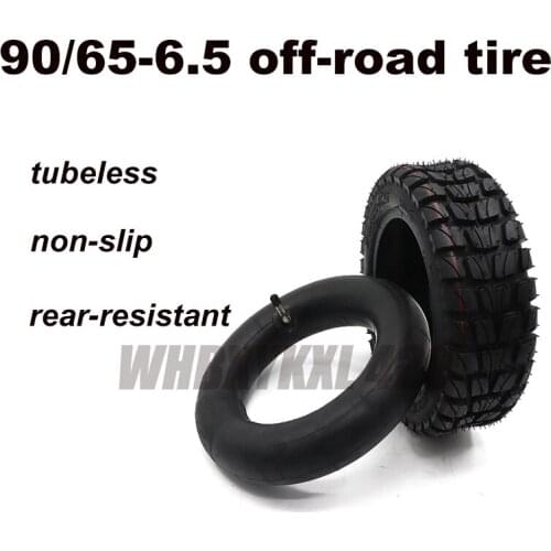 90/65-6.5 NUOKE outer and inner tubeless tires Inflatable tire for 11 inch electric motor scooternon-slip nylon thicken tire